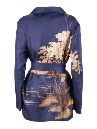 Max Mara Studio Msetunica Jacket Navy In Blue