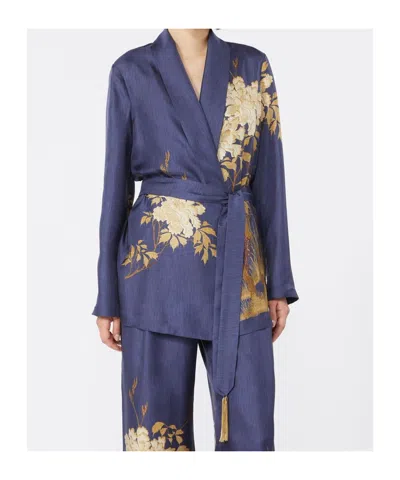 Max Mara Studio Msetunica Jacket Navy In Blue