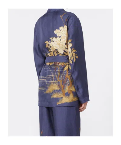 Max Mara Studio Msetunica Jacket Navy In Blue