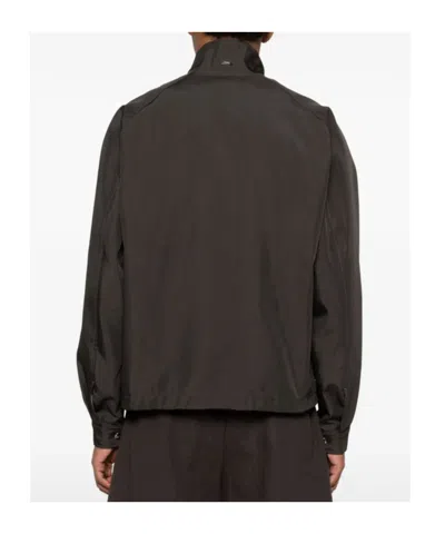 Herno Zip Jacket In Brown