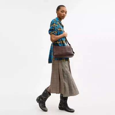 Coach Alter/ego Slouchy Shoulder Bag In Brown