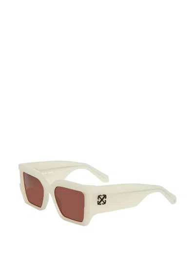 Off-white Eyewear Dover Square-frame Sunglasses In Brown
