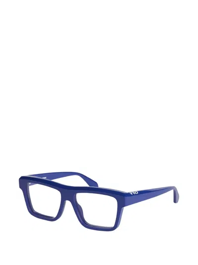 Off-white Eyewear Square-frame Glasses In Blue