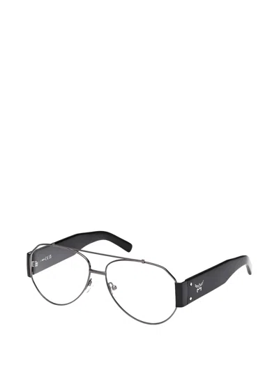 Mcm Double-bridge Pilot-frame Glasses In Multi