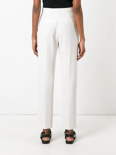 Shop Alexander Wang High-waisted Trousers - White