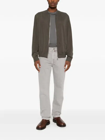 Montecore Zip-up Bomber Jacket In Brown
