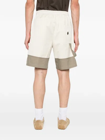 Yes London Drawstring Elasticated Shorts In Neutral