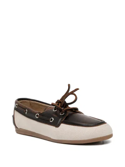 Posa Brushed Loafers In Multi