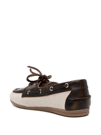 Posa Brushed Loafers In Multi