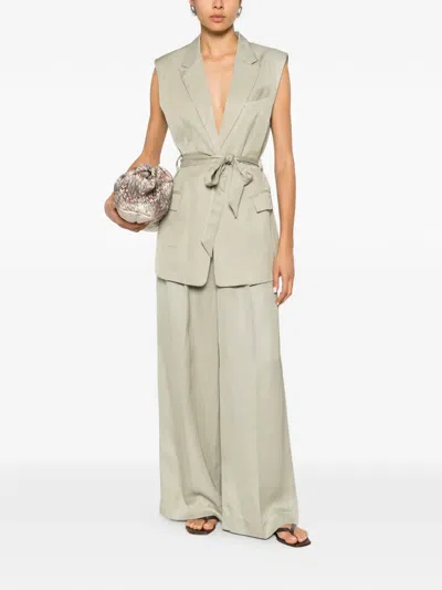 Dixie Belted Sleeveless Suit In Neutral