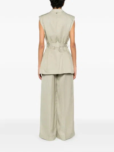 Dixie Belted Sleeveless Suit In Neutral