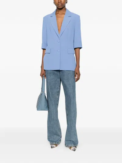 Imperial Button-fastening Blazer In Blue