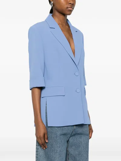Imperial Button-fastening Blazer In Blue