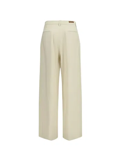 Jacob Cohen Beige Viscose Casual Pants In Neutral