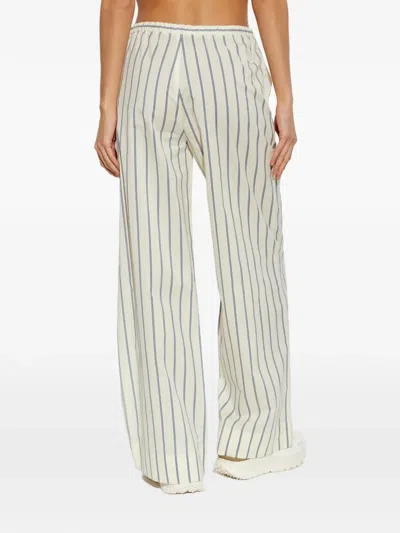 Moncler Stripe Pull-on Cotton Pants In Multi