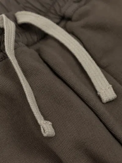 Rick Owens Press-stud Drawstring Shorts In Brown