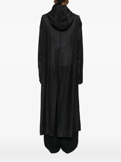 Soh Button-up Coat In Black