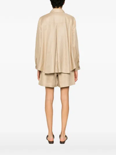 Weekend Max Mara Flap-pocket Shirt Jacket In Neutral