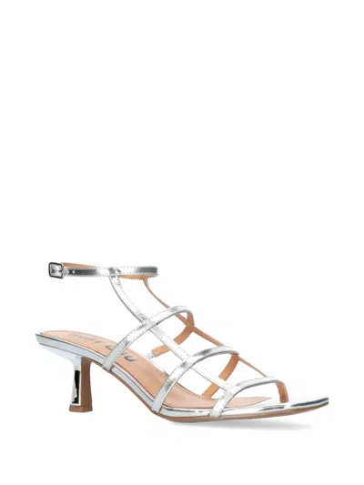 Bibi Lou Multi-strap Sandals In Silver