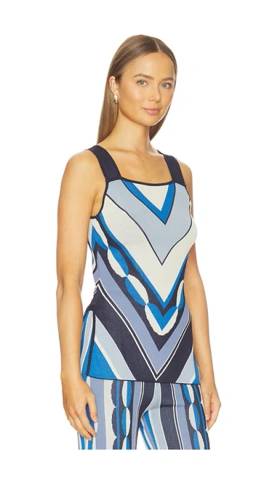 Misa Diara Top In Blue