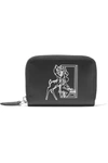 Givenchy Bambi Mini Leather Zip Wallet