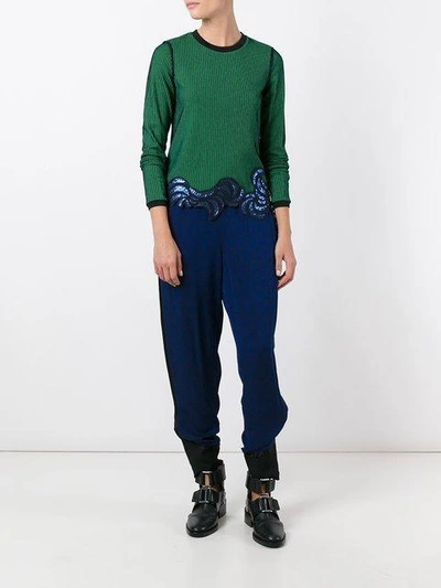 Shop 3.1 Phillip Lim / フィリップ リム Side Stripe Tapered Trousers In Blue