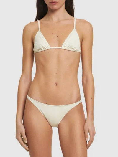 St Agni Triangle Bikini Top In White