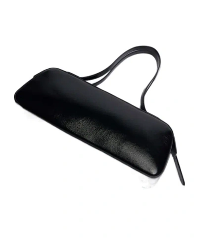 Khaite Hold All String Small Square Bauletto Shoulder Bag Shoulder Bags Black In Black