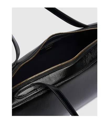 Khaite Hold All String Small Square Bauletto Shoulder Bag Shoulder Bags Black In Black