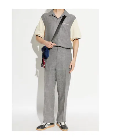 Dsquared2 Houndstooth Tailored Pants In Gray