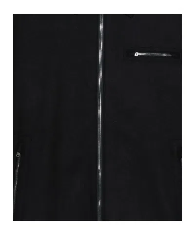 Herno Zip-up Collared Jacket In Black