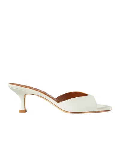 Staud Leather Mules In White