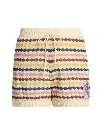 Zimmermann Drawstring Shorts In Multi