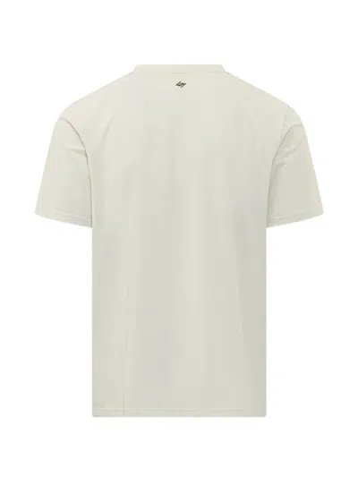 Represent White Logo T-shirt In Gray