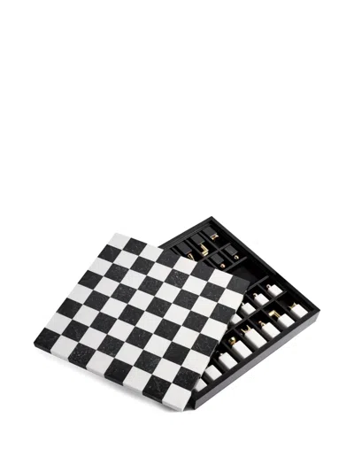 L'objet Abstract-piece Chess Set In Black
