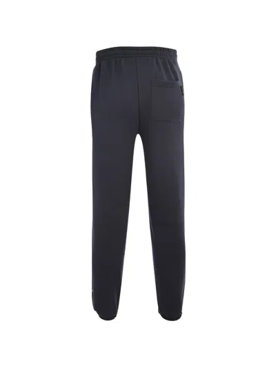 Tee Library Chill Logo-patch Track Pants In Blue