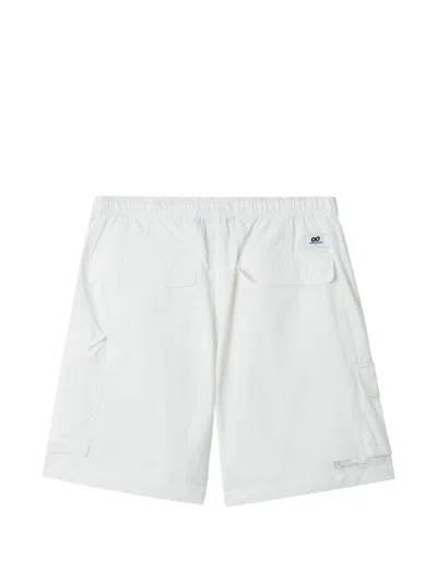 Chocoolate Multi-pocket Cargo Shorts In White