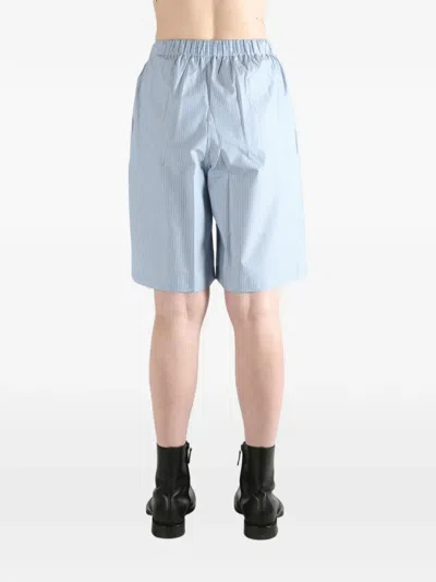 Baserange Striped Shorts In Blue