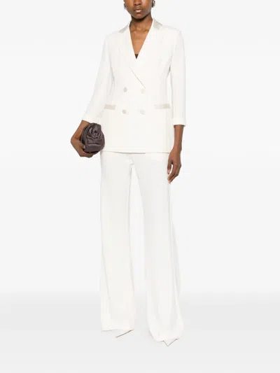 Imperial Double-breasted Blazer In Neutral