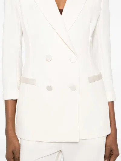 Imperial Double-breasted Blazer In Neutral