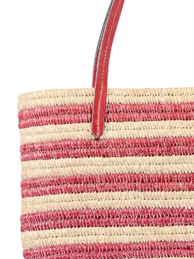 Poolside The Capri Raffia Tote Bag In Neutral
