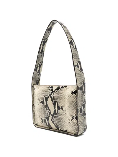Khaite Lori Squared Snakeskin-effect Shoulder Bag In Pattern