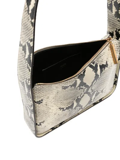 Khaite Lori Squared Snakeskin-effect Shoulder Bag In Pattern