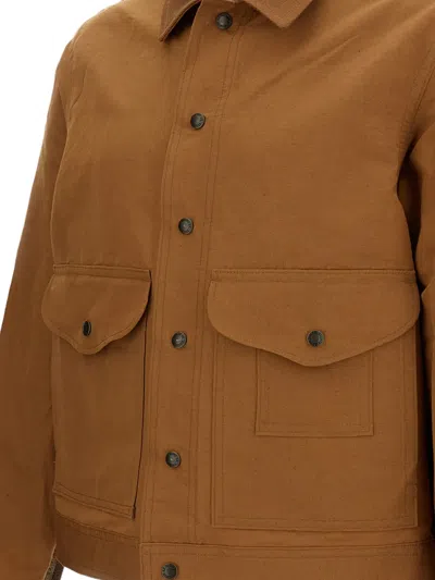 Junya Watanabe X Filson Check-pattern Flap-pocket Jacket In Brown