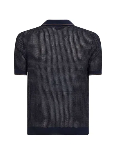 D4.0 Knitted T-shirt In Blue