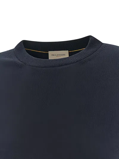 Paul & Shark Fresco Short-sleeve Sweater In Blue