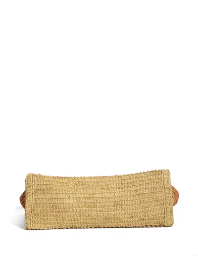 Chloé Womens Multicolor Orange Summer Banana East-west Raffia Tote Bag In Pattern