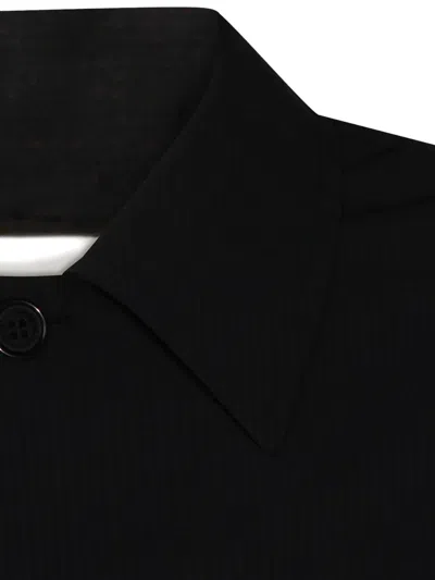 Nn07 Wool-blend Jonas Overshirt In Black