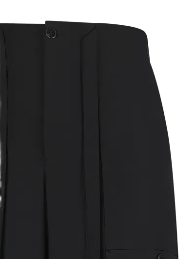Jil Sander Cargo Pants In Black