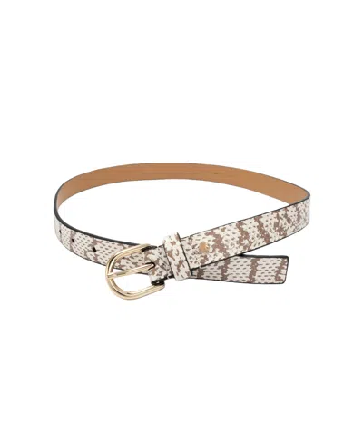 Kate Spade Printed Snake Belt In Multi